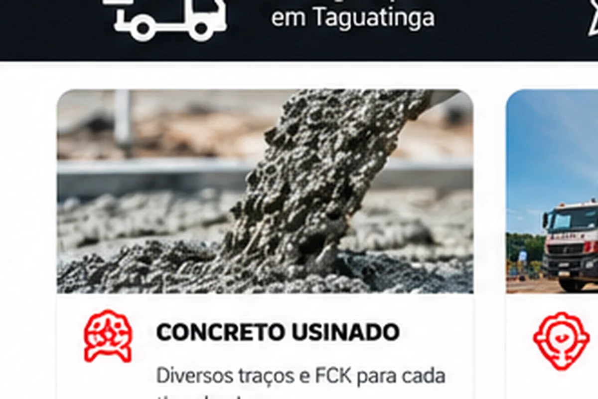 Concreto usinado em Taguatinga - 10